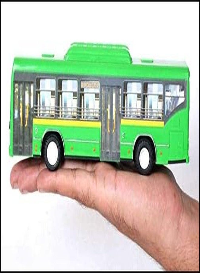 حافلة فانكارت للأطفال بعمر 3 سنوات، نموذج حافلة دلهي منخفضة الأرضية، لون أخضر - Image 2